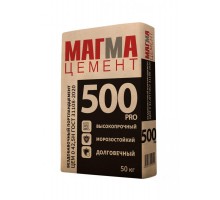Цемент ЦЕМ 0 42,5Н бездобавочный 50кг МАГМА (М-500)