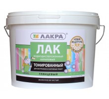 Лак в/д тонированный Бесцветный 0,9 кг