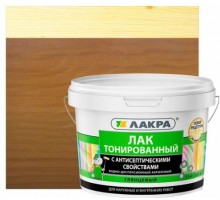 Лак в/д тонированный Орех 2,5 кг