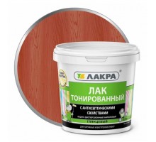 Лак в/д тонированный Рябина 0,9 кг