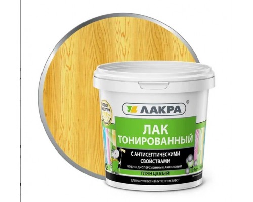 Лак в/д тонированный Сосна 0,9 кг