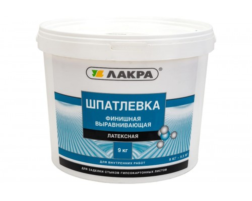 Шпатлевка латексная финишная выравн. д/ГКЛ 9кг