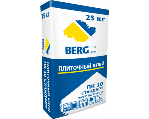 Клей плиточный ПК10, 25кг 48шт/паллет