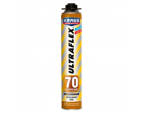 Пена монтKRASS ULTRAFLEX 70 Supreme Пист Всес0,89л