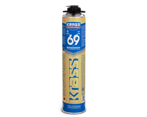 Пена монтажная KRASS Professional V69 пист. 0,89л