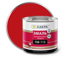 Эмаль ПФ-115 (Лакра Синтез) Красный 2 кг