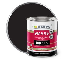 Эмаль ПФ-115 (Лакра Синтез) Черный 2,8 кг