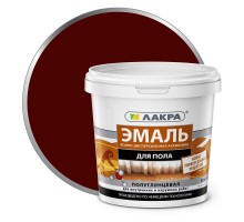 Эмаль акриловая  д/пола Красно-коричневая 0,9 кг