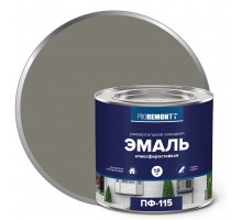 Эмаль ПФ-115 PROREMONTT  серый  1,9кг