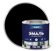 Эмаль ПФ-115 PROREMONTT  черный 1,9кг