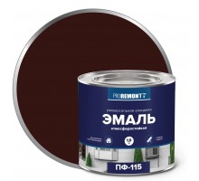 Эмаль ПФ-115 PROREMONTT шок-коричневый  1,9кг