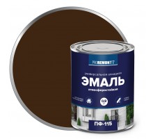 Эмаль ПФ-115 PROREMONTT  коричневый 0,9кг