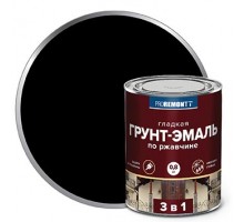 Грунт-эмаль 3 в 1 PROREMONTT черная 0,8 кг