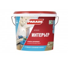 Краска акрил. PARADE W3 влагостойкая Бел.мат. 5л