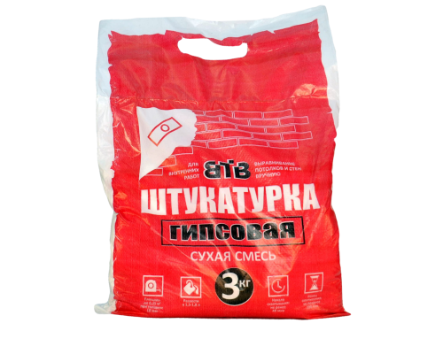 Штукатурка гипсовая "ВТВ" 3 кг (10)