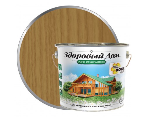 Здоровый Дом деревозащитное ср-во Дуб 3л