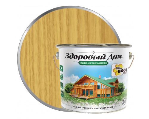 Здоровый Дом деревозащитное ср-во Сосна 3л