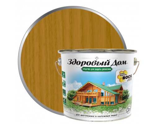 Здоровый Дом деревозащитное ср-во Тик 3л