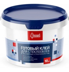 Клей готовый для стеклообоев и малярных стеклохолстов 10кг 